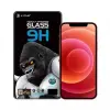  X-ONE2 Apple iPhone 13 / 13 Pro / 14 / 14 Pro edzett üveg képernyővédő fólia 2.5D, 9H - X-ONE Extra Strong Matte - fekete keret