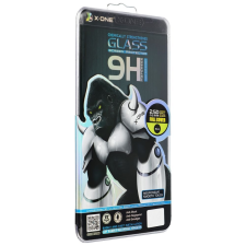X-One 9H edzett üveg fekete szegéllyel Samsung Galaxy S25 mobiltelefon kellék