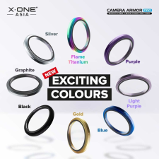 X-One Sapphire Camera Armor kamera lencse védő fólia Samsung Galaxy S25 mobiltelefon kellék