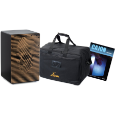 Xdrum Design Series Cajon "Koponya" Szett Táskával + Iskola dob és ütőshangszer