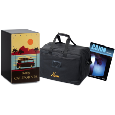 Xdrum Design sorozat Cajon "California" Szett Táskával + Iskola dob és ütőshangszer