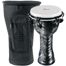 Xdrum Djembe 10" Ezüst Seprű Táska Szett dob és ütőshangszer