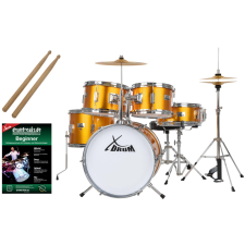 Xdrum Junior Pro Gyerek dobfelszerelés Sunset Gold Sparkle dob és ütőshangszer