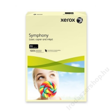 Xerox Másolópapír, színes, A4, 160 g, XEROX Symphony, csontszín (pasztell) (LX93219) fénymásolópapír