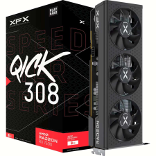 XFX Radeon RX 7600 8GB GDDR6 QICK 308 Black Videókártya videókártya