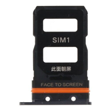 Xiaomi 12/12X DualSIM, SIM tartó, fekete mobiltelefon, tablet alkatrész