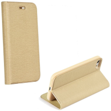 Xiaomi 12 Lite, Oldalra nyíló tok, stand, Luna Book, arany tok és táska