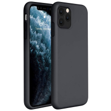  Xiaomi 12 Lite, Szilikon tok, Wooze Liquid Silica Gel, fekete tok és táska