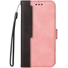 Xiaomi 14T, Oldalra nyíló tok, stand, kártyatartóval, kézpánttal, Wooze Colour Wallet, rózsaszín tok és táska