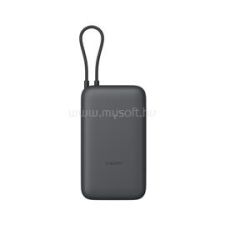 Xiaomi 20000mAh powerbank (intergált kábel, sötétszürke) (BHR9740GL) power bank