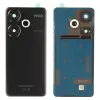 Xiaomi 5600070N16T00 Gyári Xiaomi Poco F6 Fekete akkufedél üveg hátlap, kamera lencse