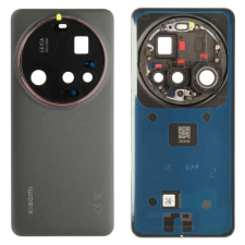 Xiaomi 560029000O100 Gyári Xiaomi 15 Ultra Fekete akkufedél üveg hátlap, kamera lencse mobiltelefon, tablet alkatrész