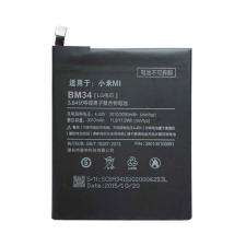 Xiaomi BM34 gyári akkumulátor 3090Ah (Mi Note Pro) mobiltelefon akkumulátor