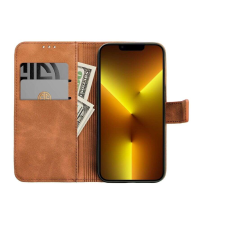 Xiaomi Forcell Tender flipes tok xiaomi Redmi 10c barna tok és táska