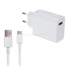 Xiaomi hálózati töltő USB aljzat (33W, PD gyorstöltő + Type-C kábel) FEHÉR (MDY-14-EL_+_TYPE-C)