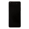  Xiaomi Mi 11 Lite 4G Fekete LCD kijelző + Érintőpanel + Előlap (Szervizcsomag)