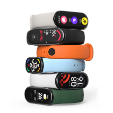 Xiaomi Mi Band 8 okoskarkötő klasszikus pótszíj többféle színben okosóra kellék