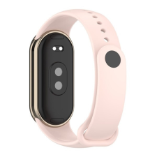 Xiaomi Mi Smart Band 8, szilikon pótszíj, állítható, rózsaszín okosóra kellék