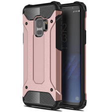 Xiaomi Poco X3 GT, Műanyag hátlap védőtok, Defender, fémhatású, vörösarany tok és táska
