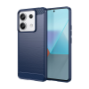  Xiaomi Poco X6 5G Telefontok - Carbon Fiber kék szilikon tok