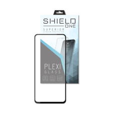  Xiaomi Redmi 9A / 9AT plexi fólia - ShieldOne plexi kijelzővédő fólia, fekete kerettel mobiltelefon kellék