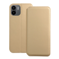  Xiaomi Redmi A2 Telefontok - Dual Pocket - arany mágneses átlátszó szilikon keretes könyvtok tok és táska