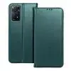  Xiaomi Redmi Note 13 Pro Plus 5G könyvtok, fliptok, telefon tok, bankkártyatartós, mágneszáras, zöld, Smart Magneto