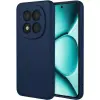  Xiaomi Redmi Note 15 Pro 5G szilikon tok, hátlaptok, telefon tok, velúr belsővel, matt, sötétkék, Si