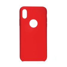 Xiaomi Redmi Note 7 merevebb matt szilikon tok, piros (vezeték nélküli töltő kompatibilis) tok és táska