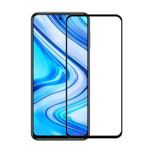  Xiaomi Redmi Note 9S Üvegfólia - fekete Slim 3D üvegfólia mobiltelefon kellék