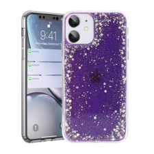 Xiaomi Redmi Note 9T/Note 9 5G, Szilikon tok, Brilliant (Csillámos), lila tok és táska