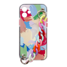 Xiaomi Rugalmas szilikon telefontok színes lánccal Xiaomi Redmi 10 multicolour (4) tok és táska