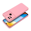 Xiaomi Slide Xiaomi Redmi 9C, kameravédős szilikon tok, rózsaszín