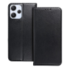 Xiaomi Telefontok Xiaomi Redmi 13 - Smart Magnetic fekete szilikon keretes mágneses könyvtok