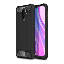 Xiaomi Telefontok Xiaomi Redmi 9 - Defender II fekete ütésálló hátlap tok tok és táska