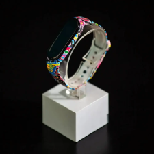 Xiaomi Xiaomi Mi band 5 / 6 szíjak - goa, nonfiguratív, szilikon, tarka okosóra kellék