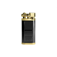 Xikar Pipeline Black - Gold pipagyújtó beépített pipa tömködővel - fekete és arany öngyújtó