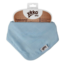  Xkko nyálkendõ patentos bambusz Baby Blue BMBBND045 előke