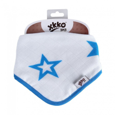 Xkko nyálkendõ patentos bambusz kék csillagok BMBBND025 előke
