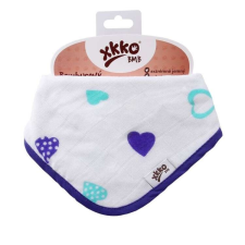 Xkko Xkko nyálkendõ patentos bambusz óceánkék szívek BMBBND026 előke