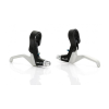 XLC BL-V03 fékkar szett (jobb és bal), mini V-fékhez és cantihoz, 2 ujjas, fekete-ezüst