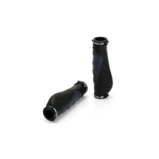 XLC GR-S07 ergonómikus bilincses markolat, 140 mm, fekete-szürke, fekete bilinccsel kerékpár kormány