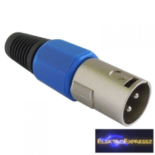  XLR dugó kék audió/videó kellék, kábel és adapter