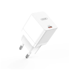 XO CE09 USB-C hálózati töltő PD 45W fehér (128636) mobiltelefon kellék