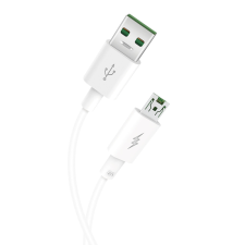  XO NB119 - USB / MicroUSB kábel, (5A) 1m, fehér kábel és adapter