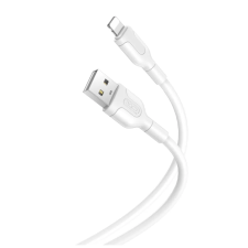 XO NB212 kábel USB / Lightning 1M 2.1A Fehér (128381) kábel és adapter