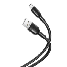 XO NB212 USB kábel, Micro USB 1.0 m 2,1A, fekete mobiltelefon kellék