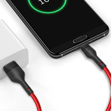 XO NB55 USB-A - Micro USB kábel 1m piros (NB55 USB-micro) kábel és adapter