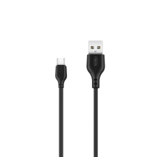 XO NB 103 fekete USB- micro USB kábel 1m, 2,1A kábel és adapter