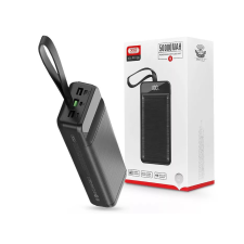 XO PR158 3x USB-A Power Bank 50000mAh fekete (XO829279) power bank